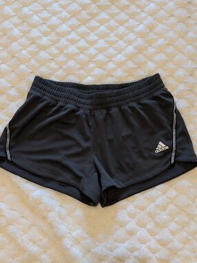 Adidas Women's Grey Athletic Shorts